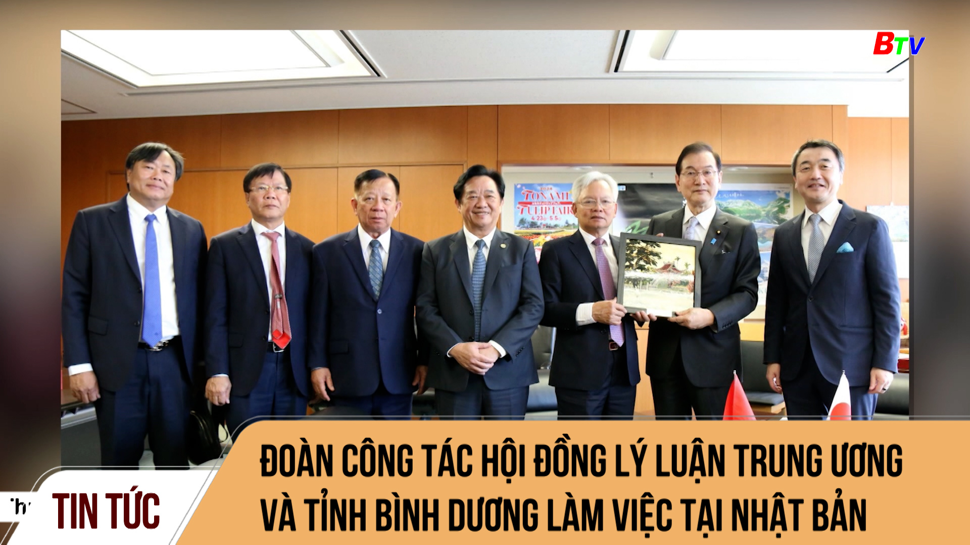 Đoàn công tác Hội đồng Lý luận Trung ương và tỉnh Bình Dương làm việc tại Nhật Bản